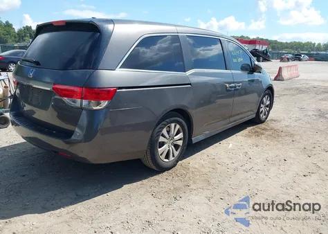 2016 Honda Odyssey Ex-L z USA, uszkodzony, nr VIN 5FNRL5H61GB003411